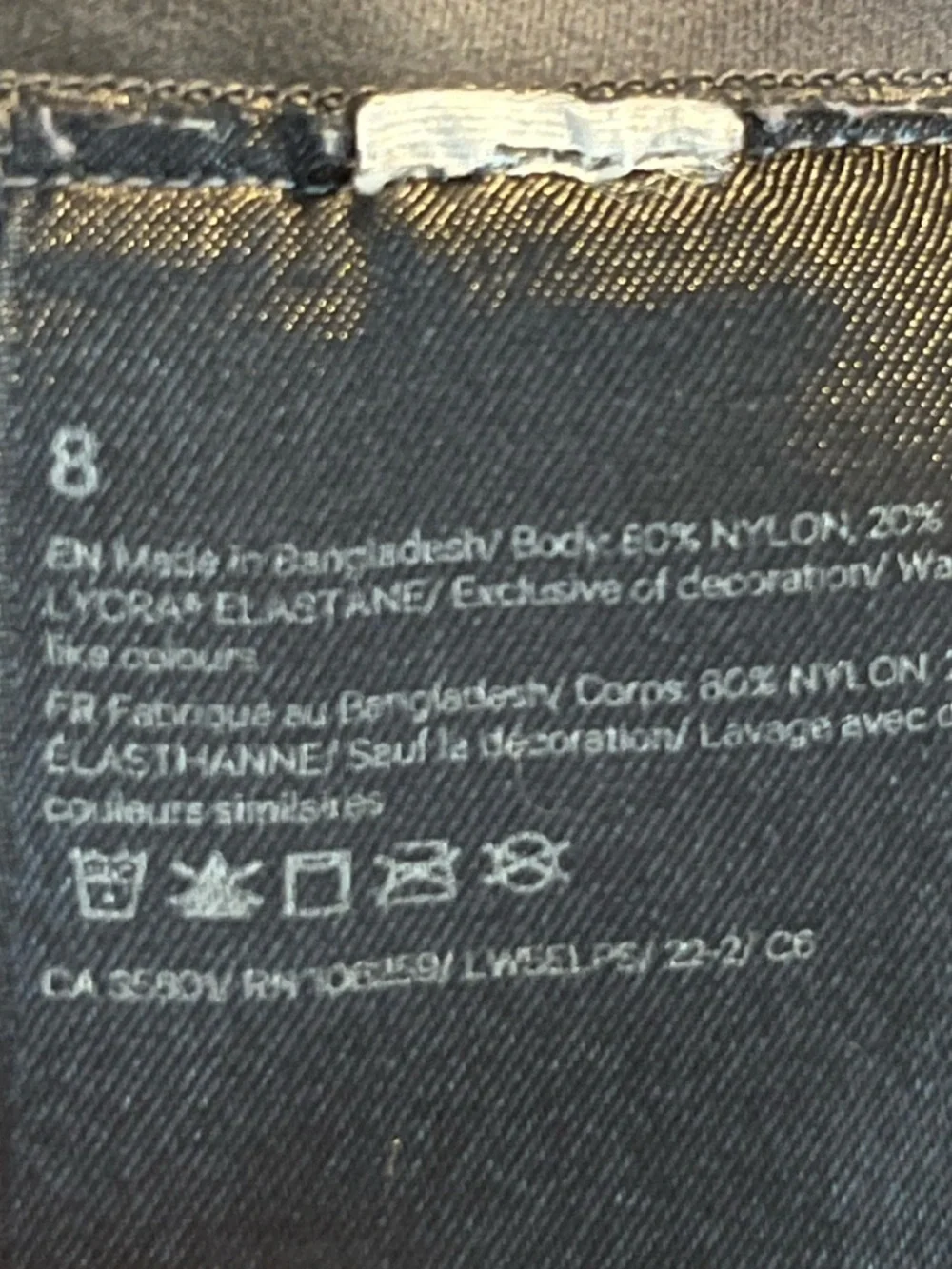 🍋EUC Lululemon Align HR Pant 28" - Diamond Dye Pitch Grey Graphite Grey - Sz 8 - Picture 5 of 14